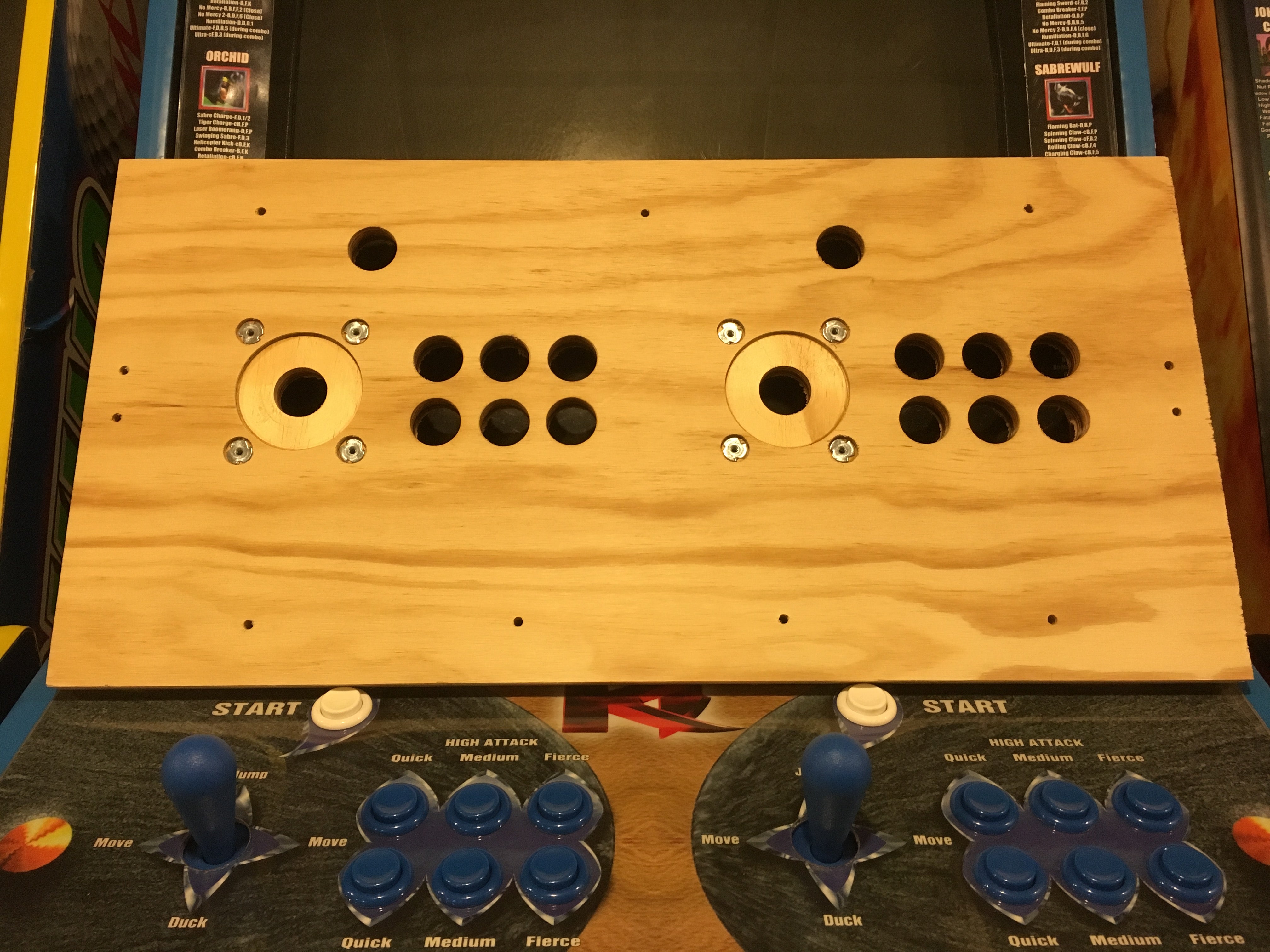 Killer Instinct 2 Wood Control Panel