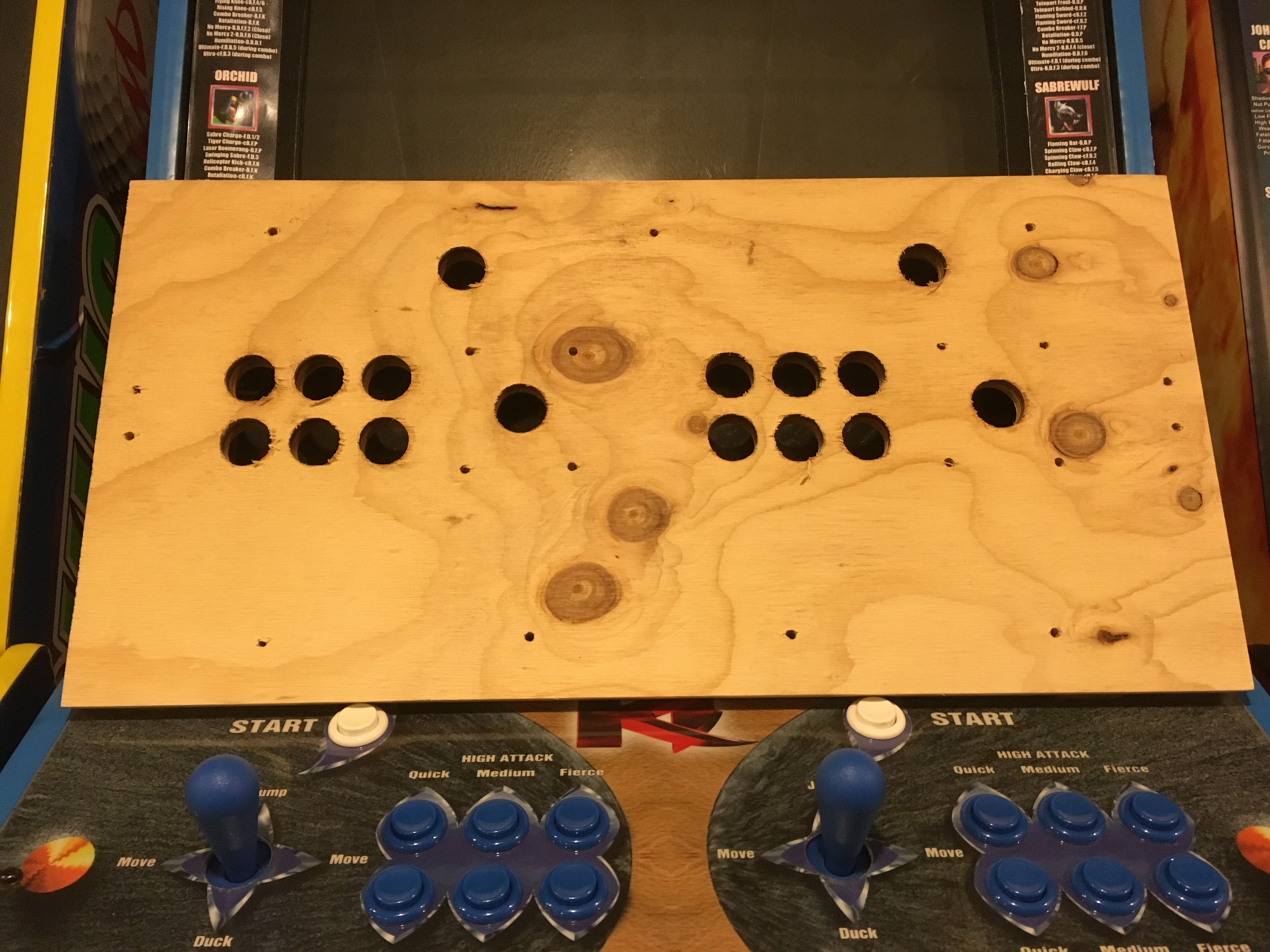 Panneau de commande en bois Killer Instinct
