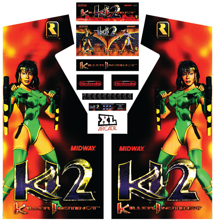 Kit de arte completo de Killer Instinct 2
