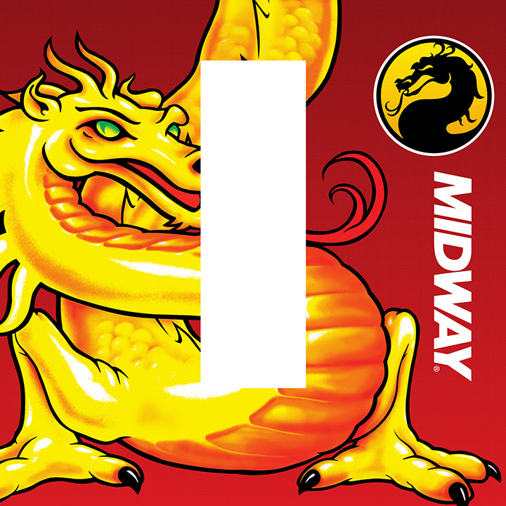 Arte de la placa de protección de Mortal Kombat
