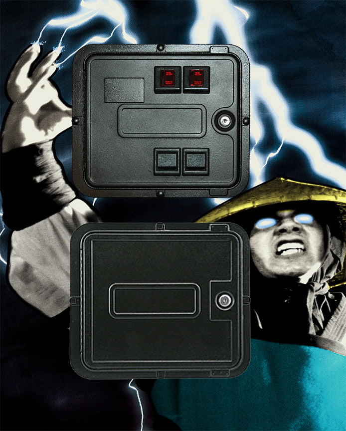Arte de la placa de protección de Mortal Kombat 2