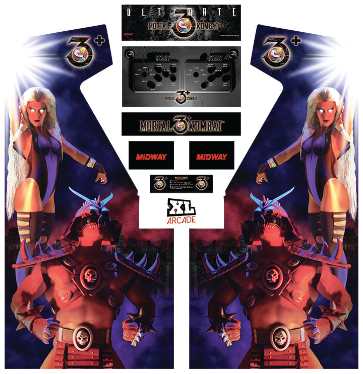Kit de arte completo de Ultimate Mortal Kombat 3 Plus