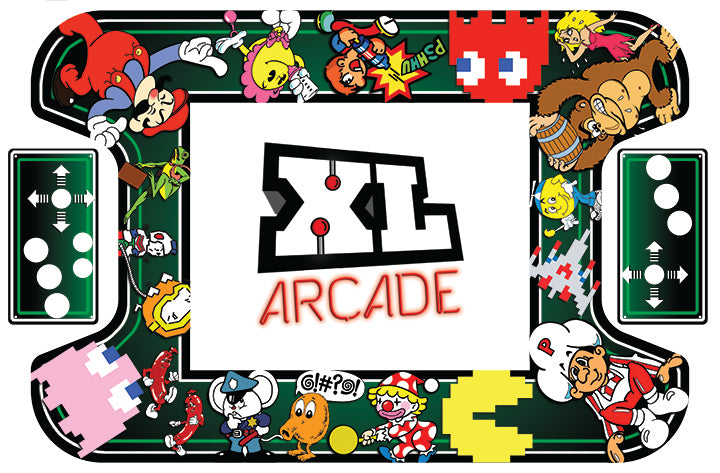 Multicade Cocktail Table Alternate Complete Artwork Kit