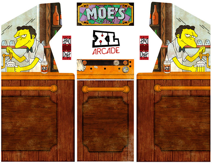 Kit de arte completo Simpsons Tapper