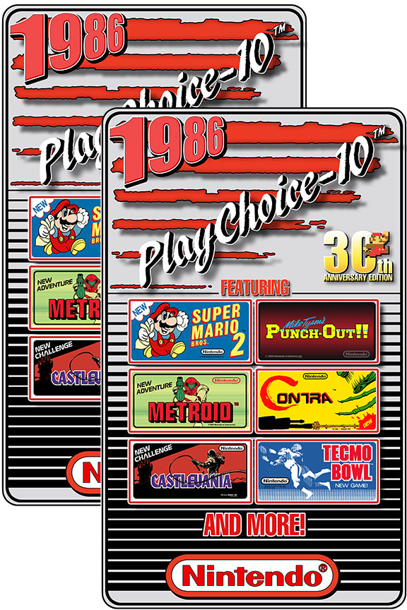 Arte secundario del décimo aniversario de PlayChoice