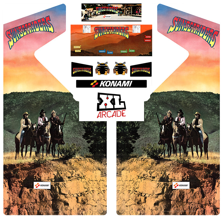 Kit de arte completo Sunset Riders
