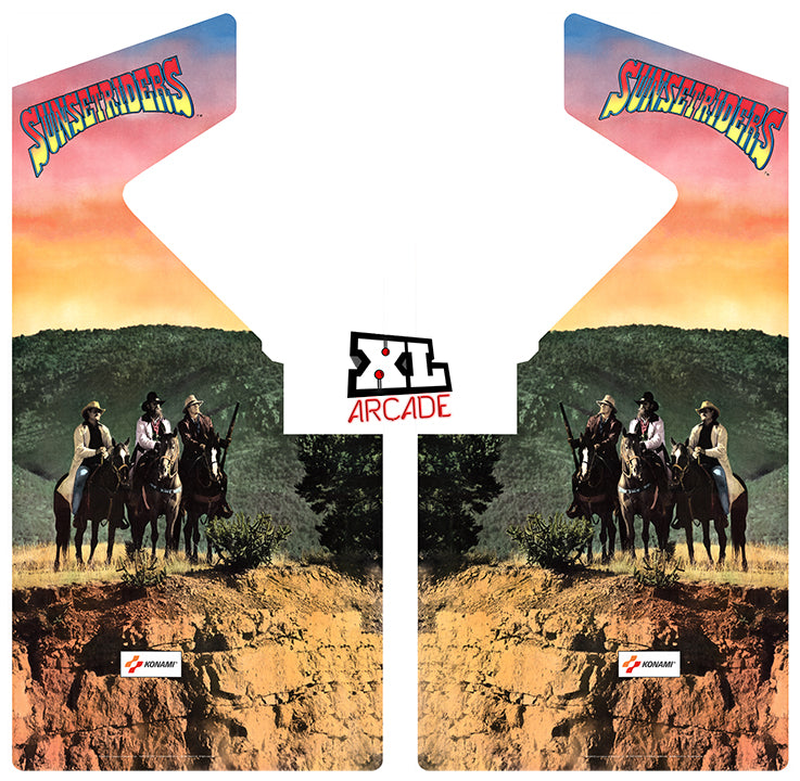 Arte lateral de Sunset Riders