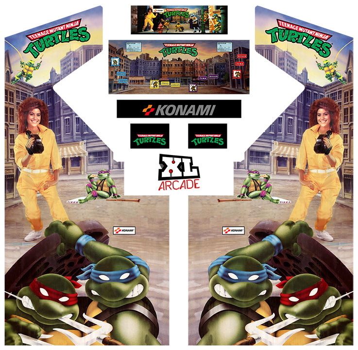 Kit de arte completo de las Tortugas Ninja mutantes adolescentes