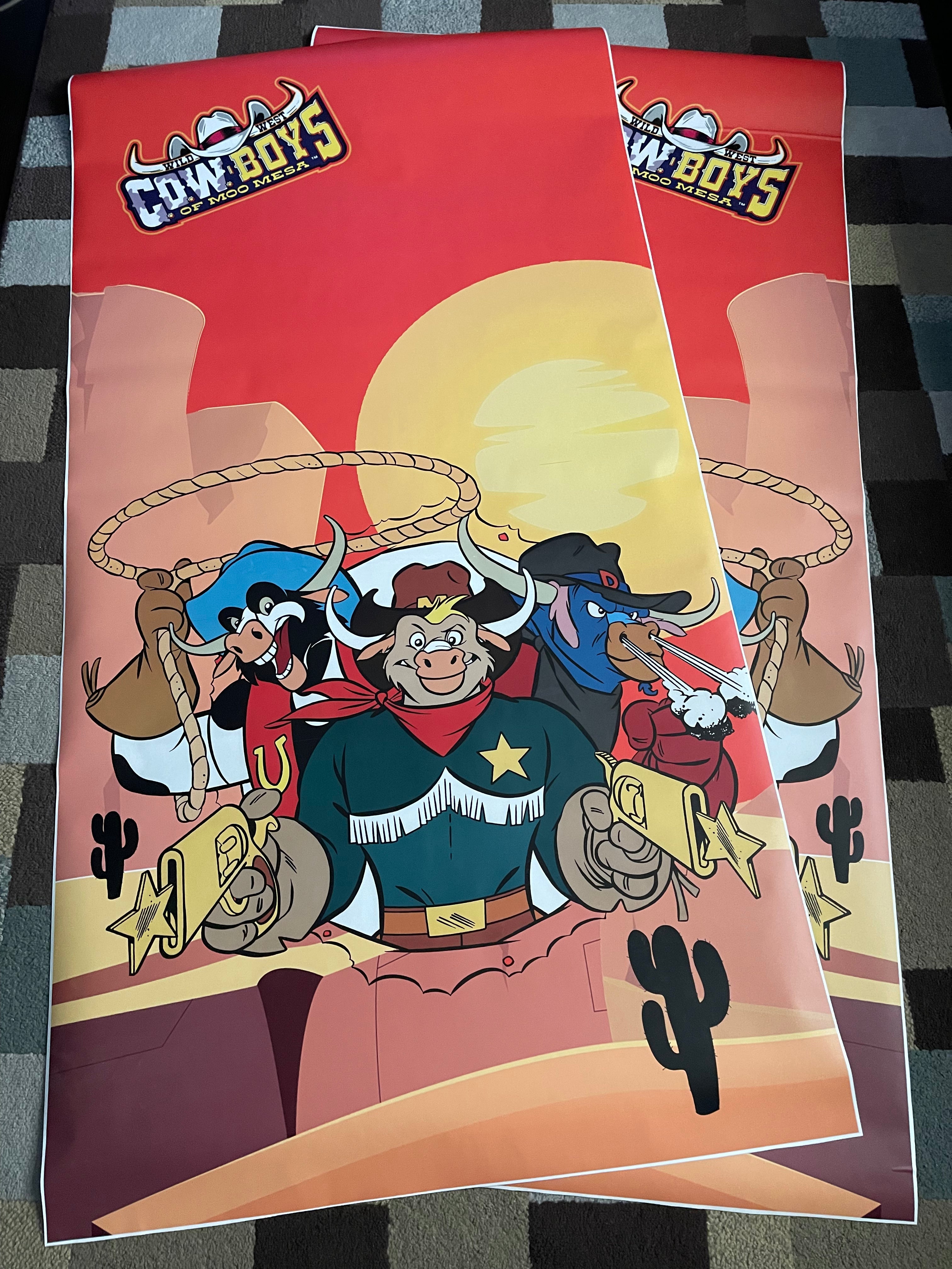 Salvaje Oeste COW Boys of Moo Mesa Side Art