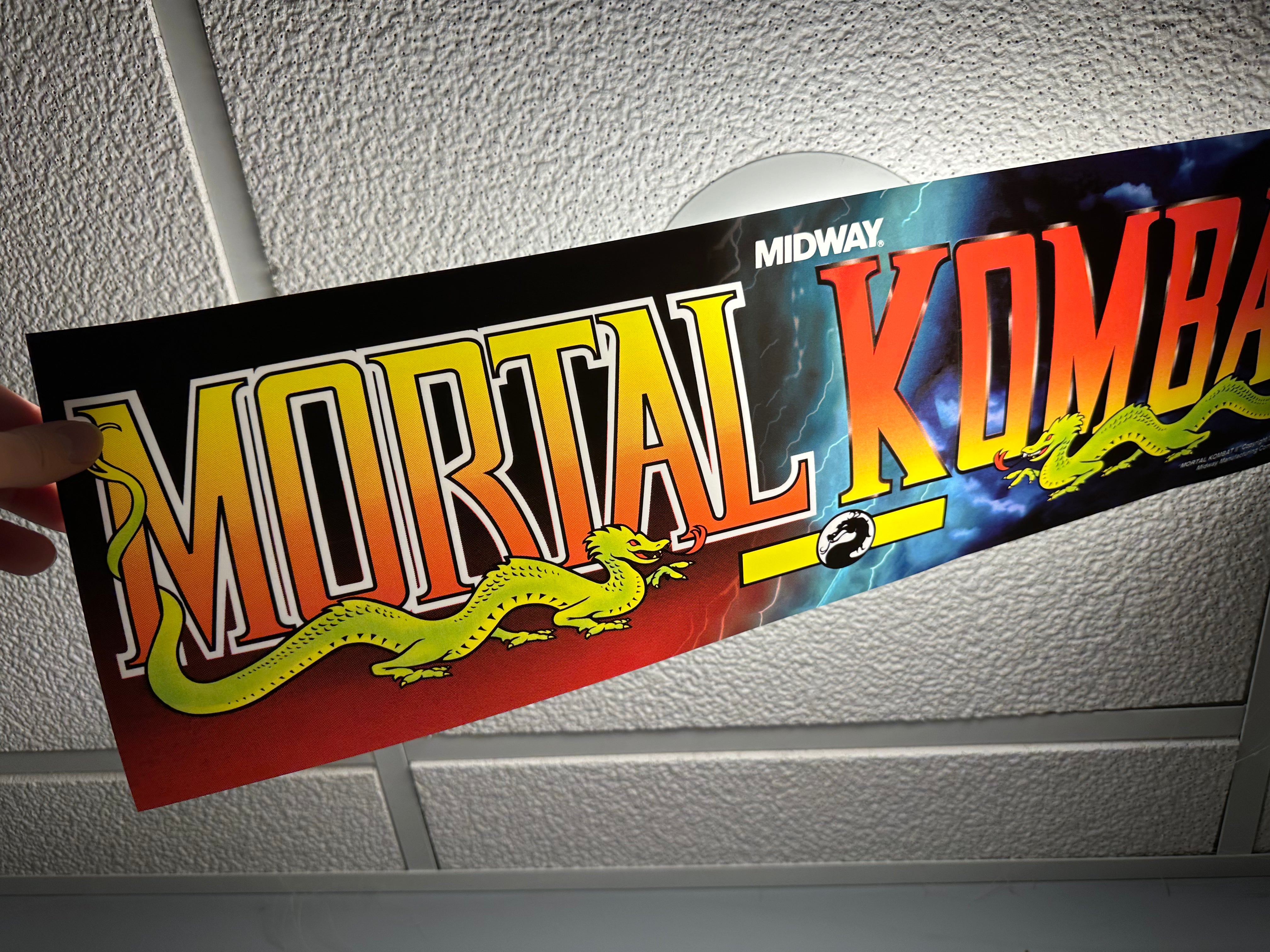 Mortal Kombat 1 & 2 Combo Marquee