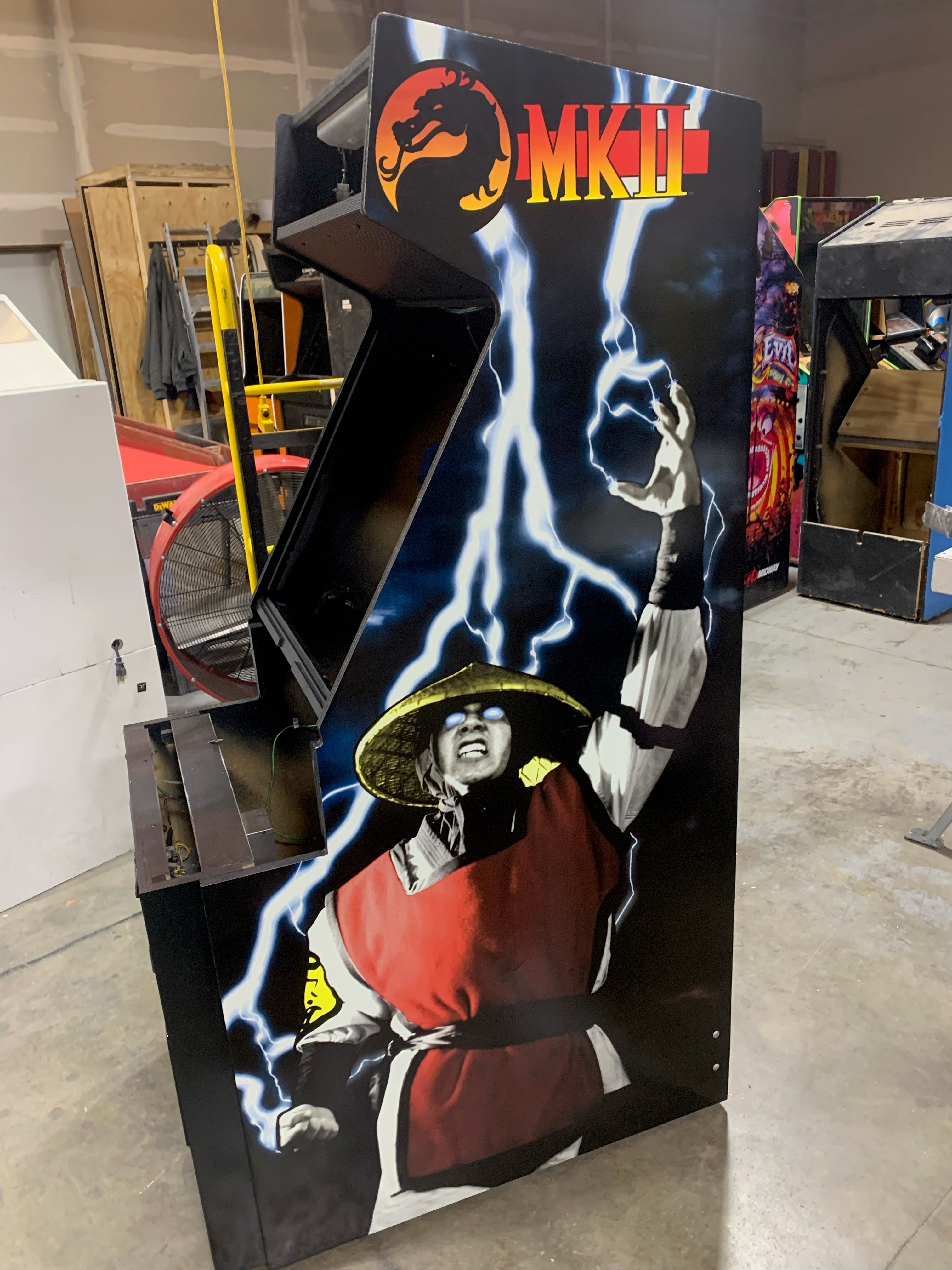 Kit de arte completo de Mortal Kombat 2 Player 2 Red Raiden