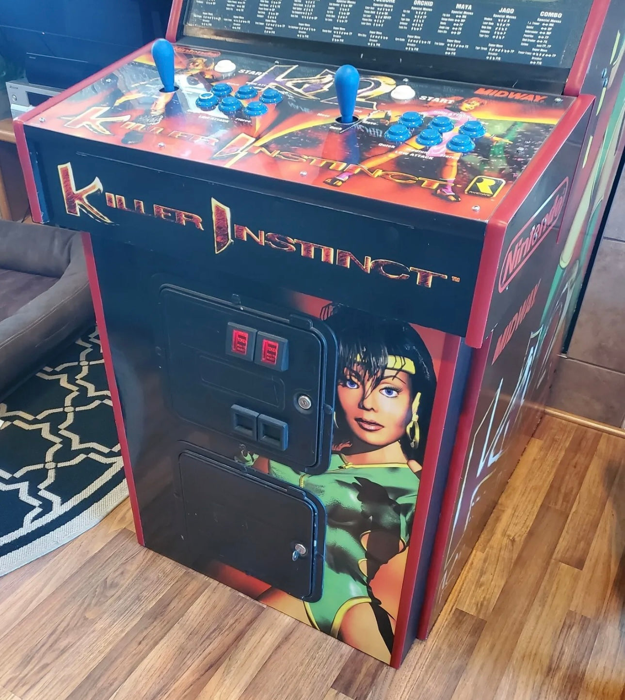 Arte de la placa protectora de Killer Instinct 2