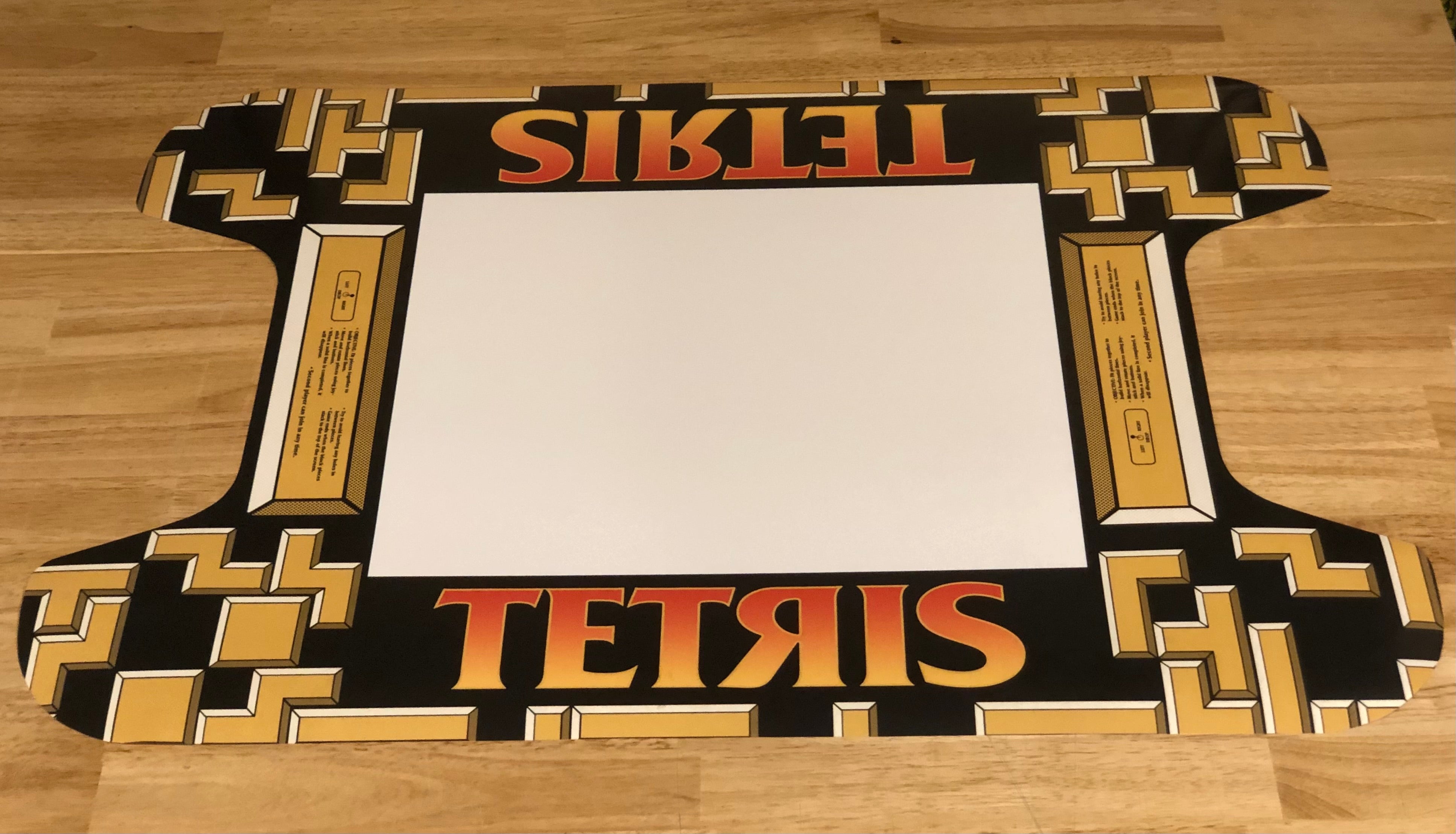 Tetris Cocktail Table Complete Artwork Kit