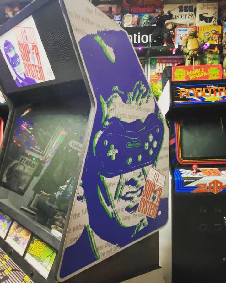 Art latéral de la Nintendo Super System