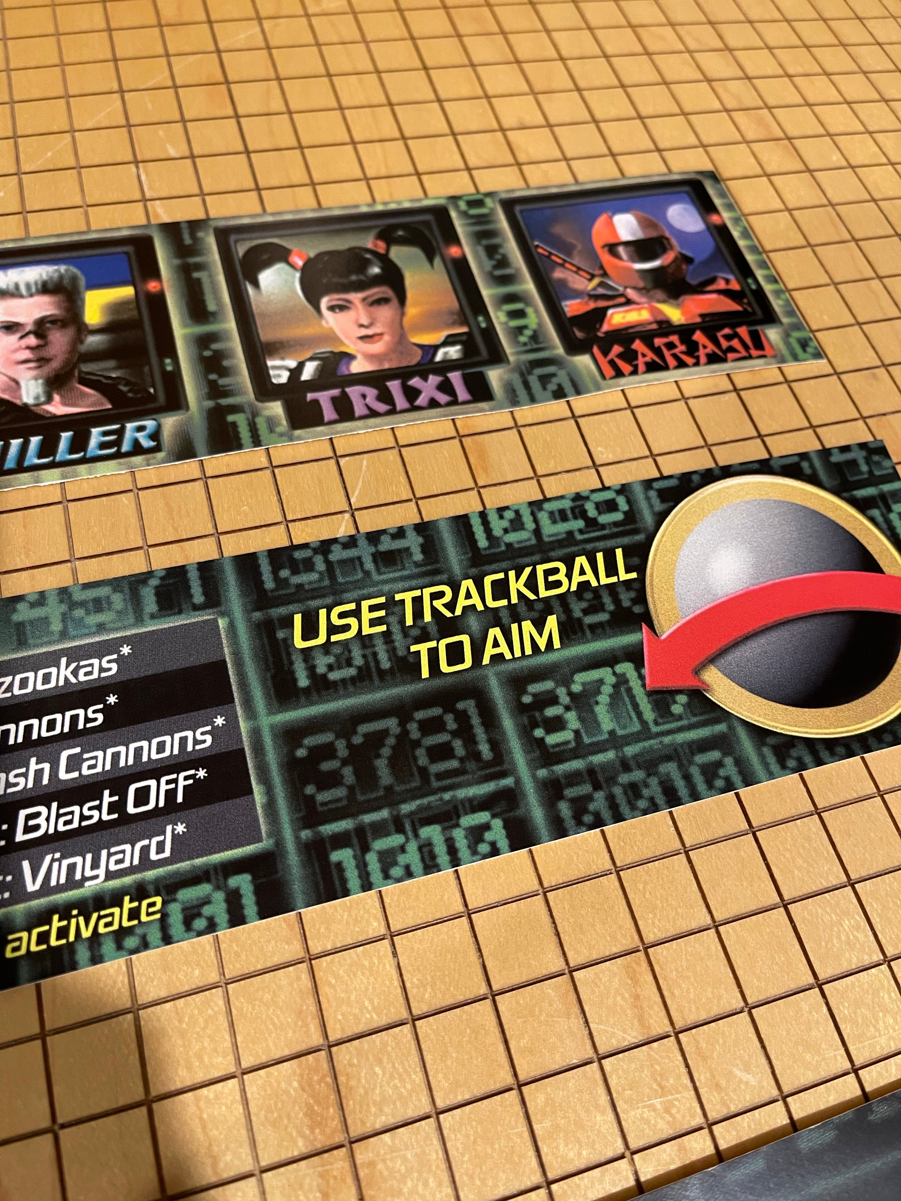 Las tarjetas de instrucciones de la cuadrícula