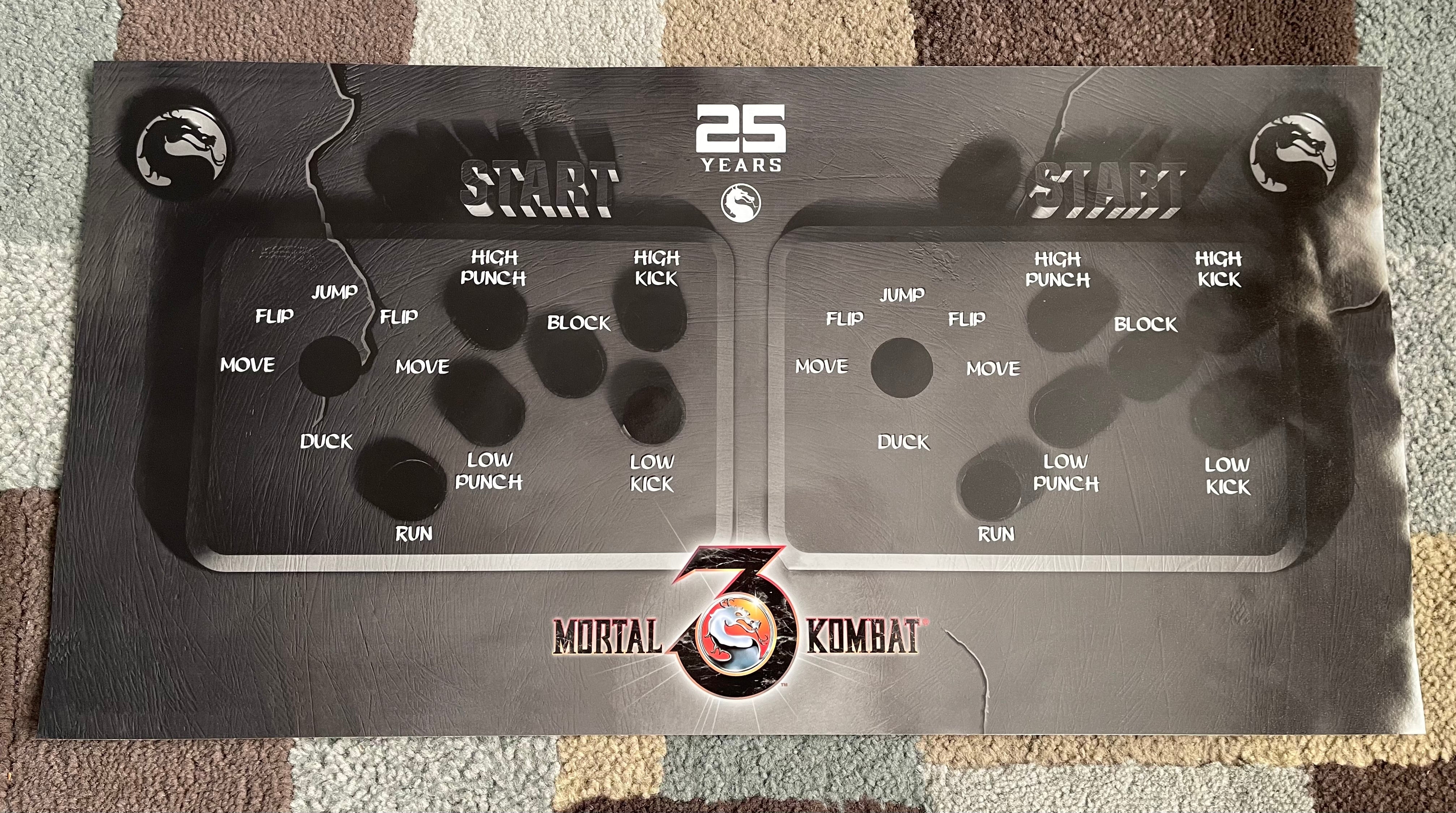 Kit de arte completo del 25 aniversario de Mortal Kombat 3