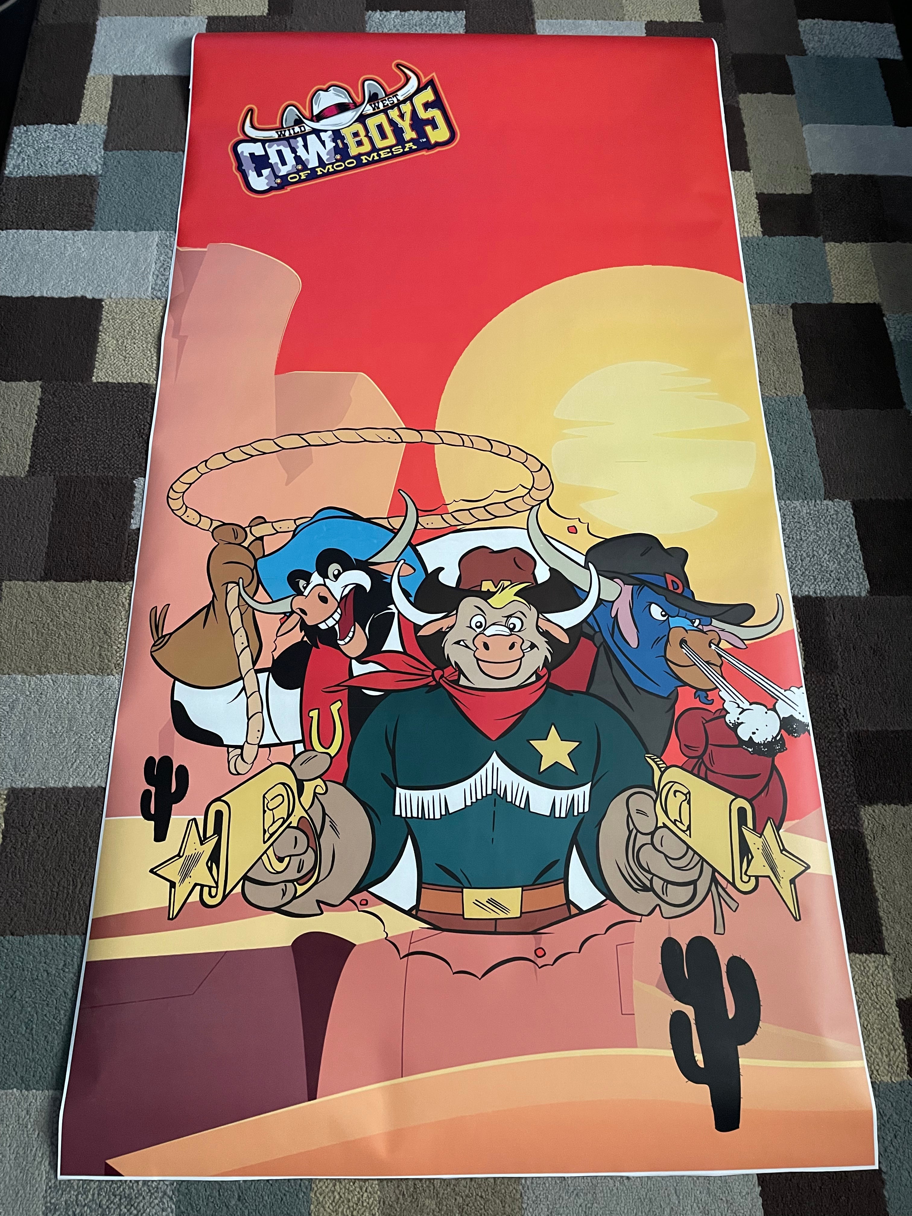 Salvaje Oeste COW Boys of Moo Mesa Side Art