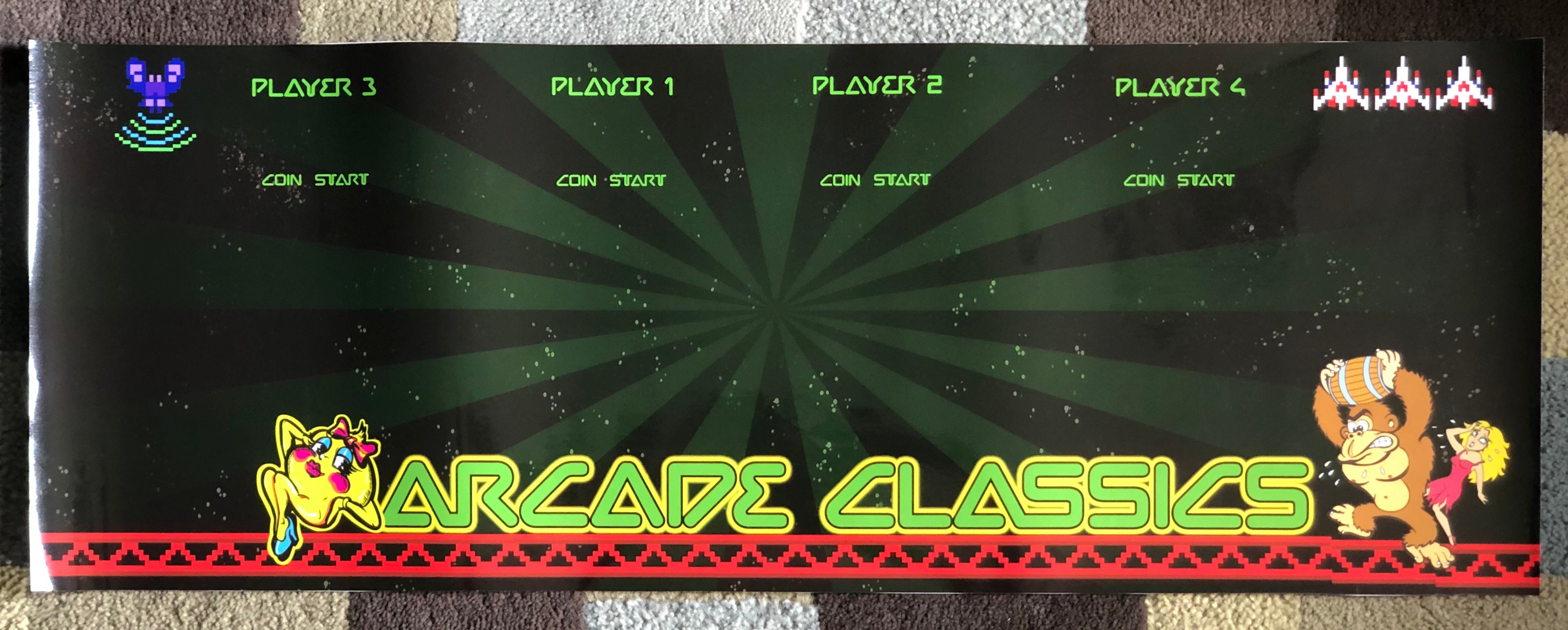 Kit de arte completo Arcade Classics Multicade