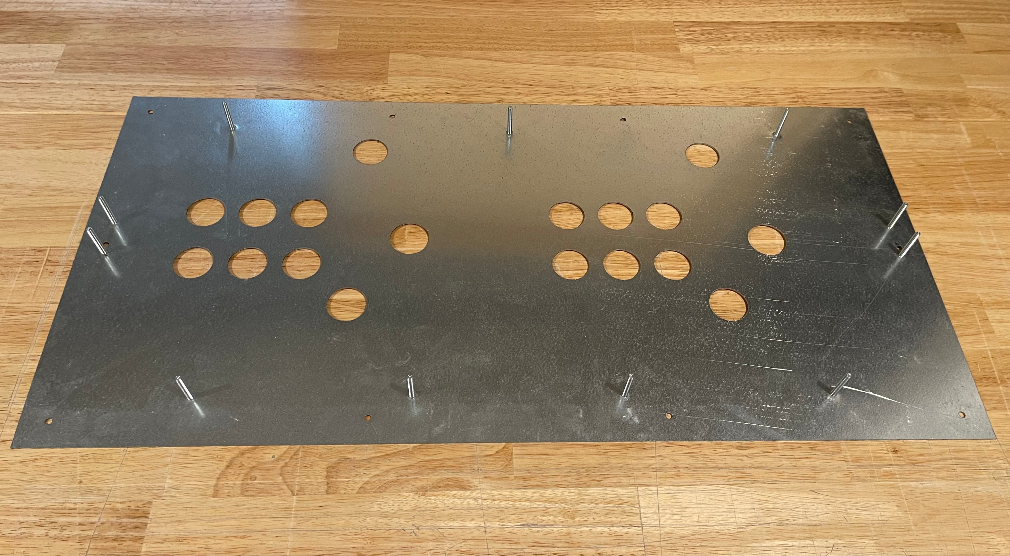 Panneau de commande en métal à 7 boutons de style Mortal Kombat