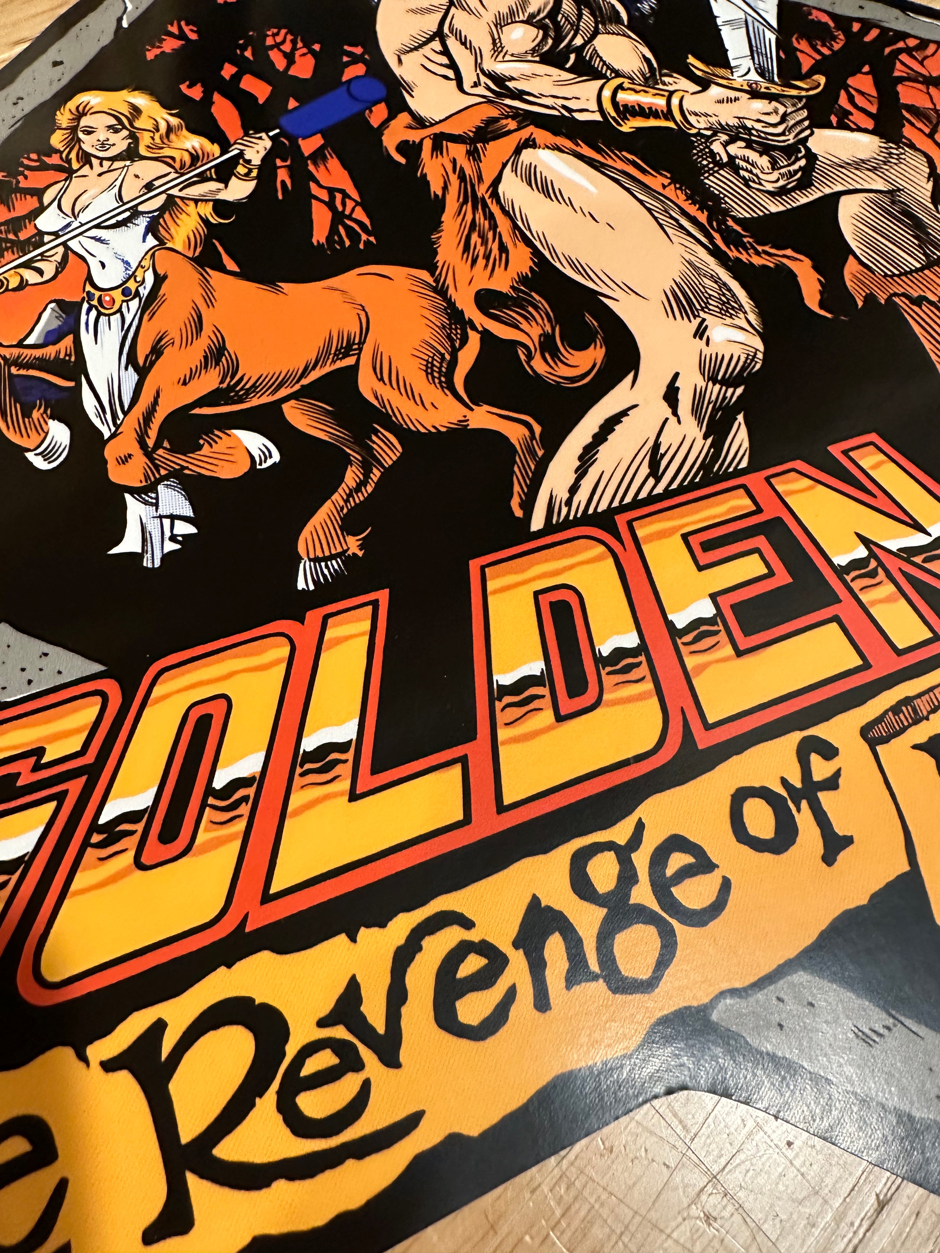 Golden Axe The Revenge of Death Adder Side Art