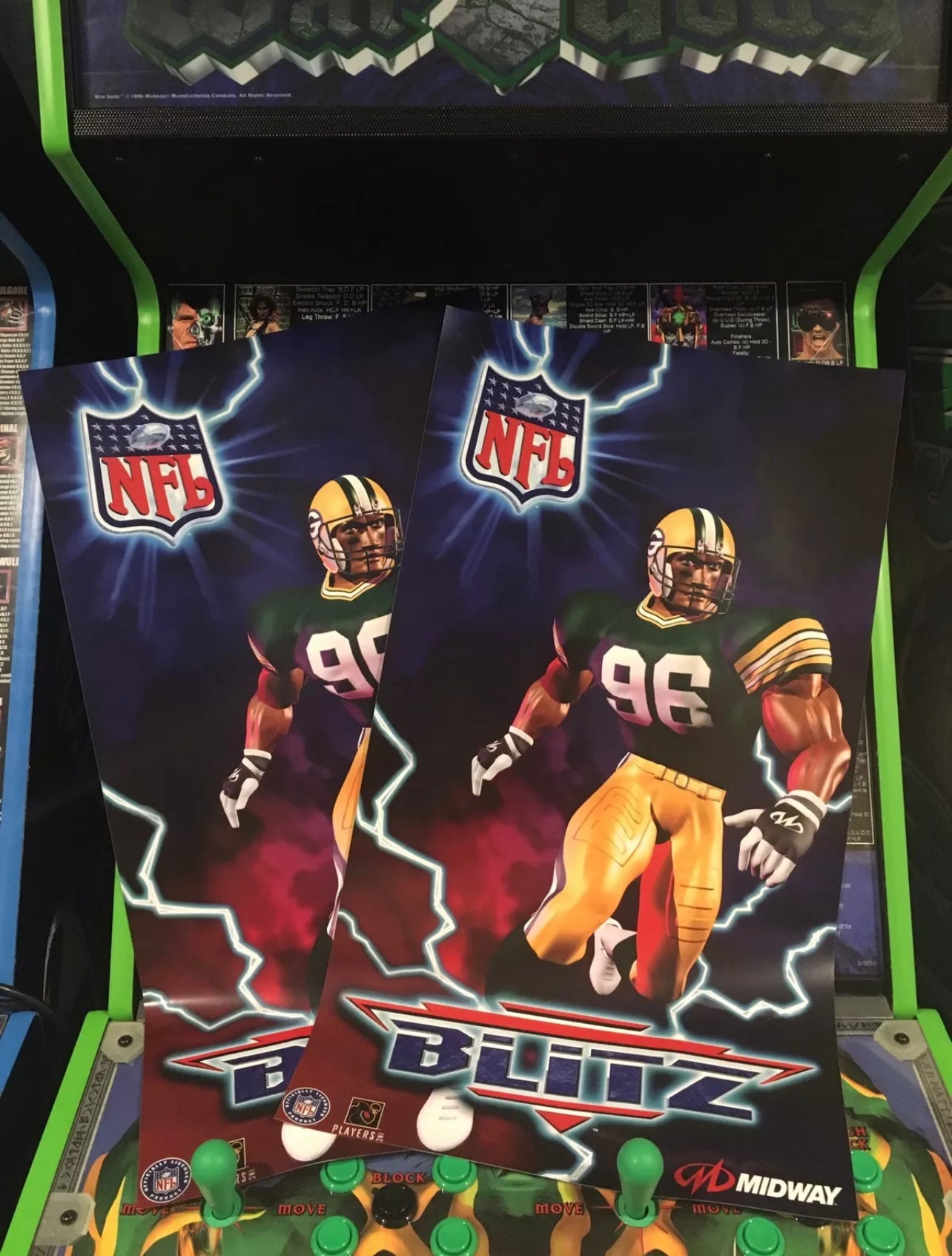 Art latéral de conversion NFL Blitz