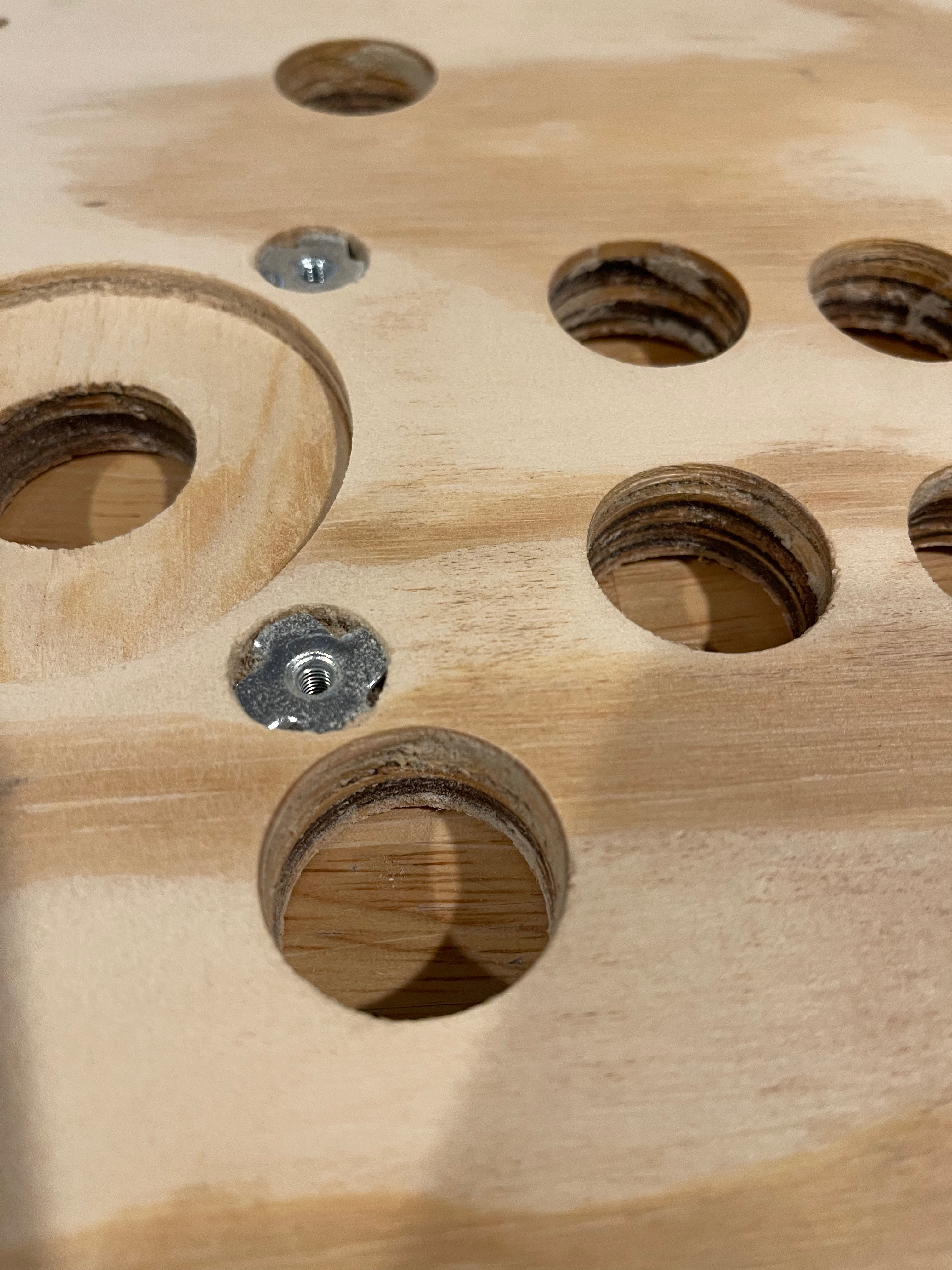 Panneau de commande en bois à 7 boutons de style Mortal Kombat