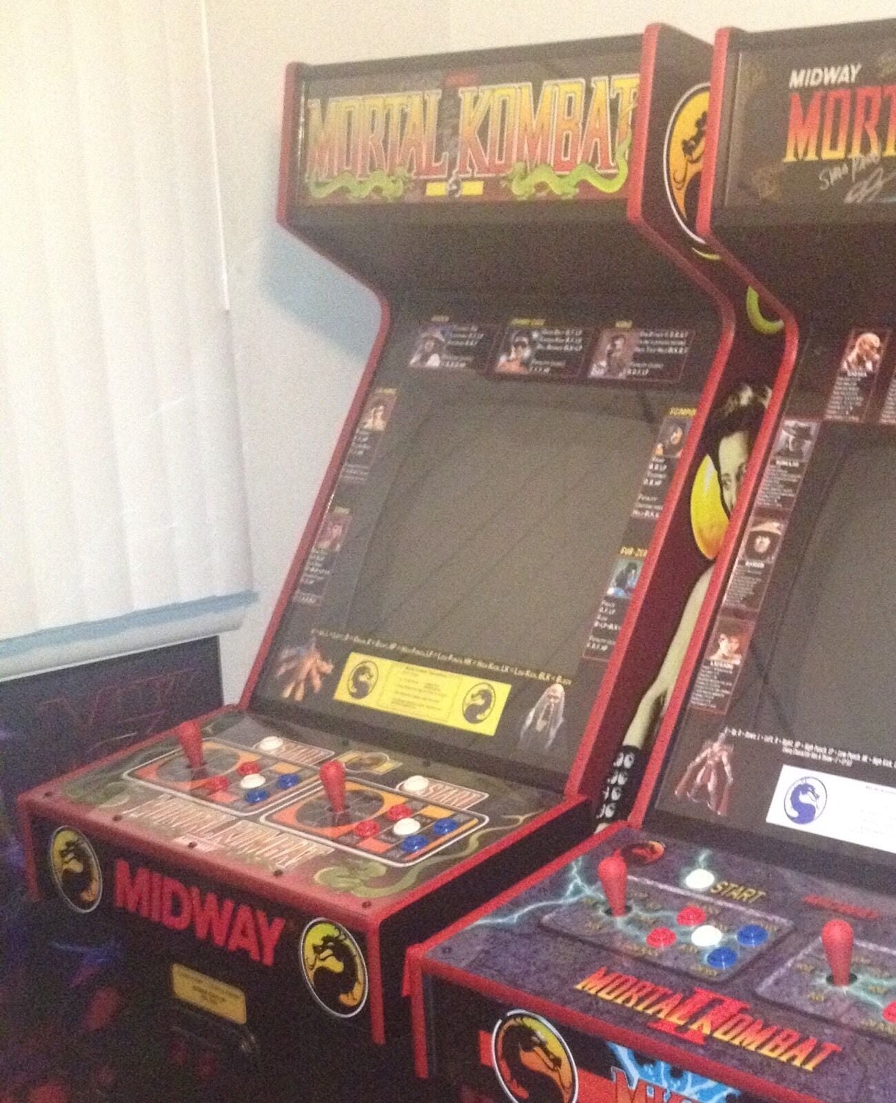 Bisel de lista de movimientos de Mortal Kombat