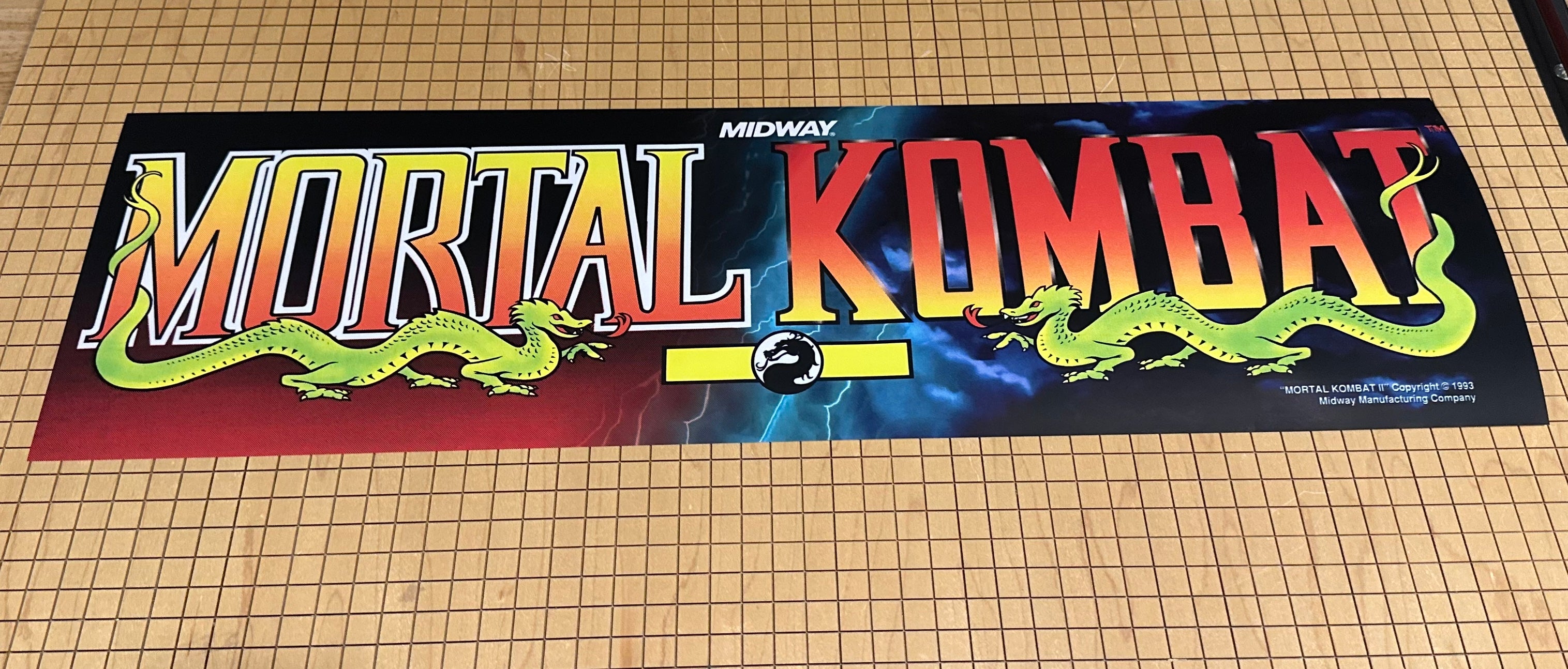 Mortal Kombat 1 & 2 Combo Marquee