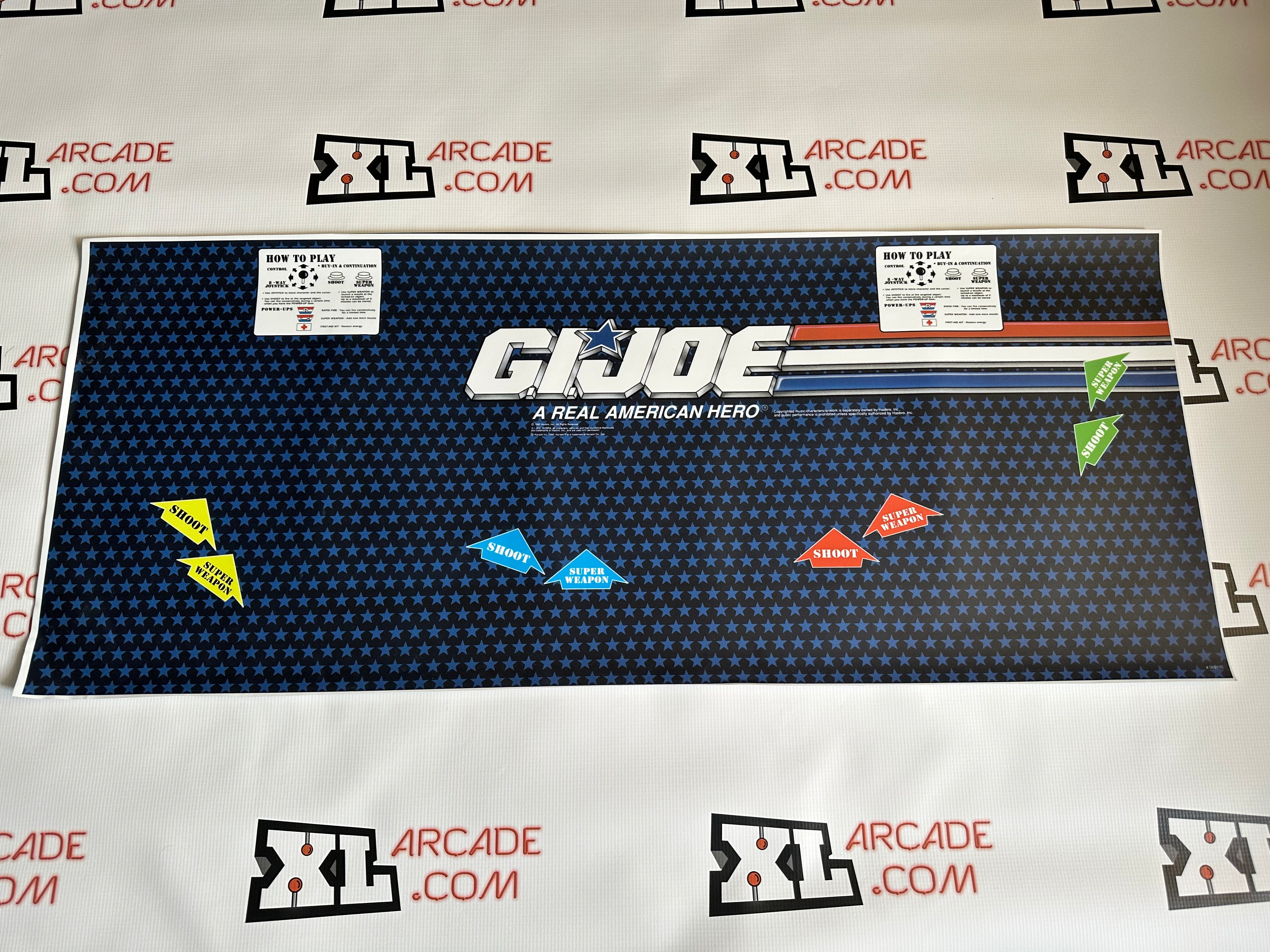 Kit de arte completo de GI Joe