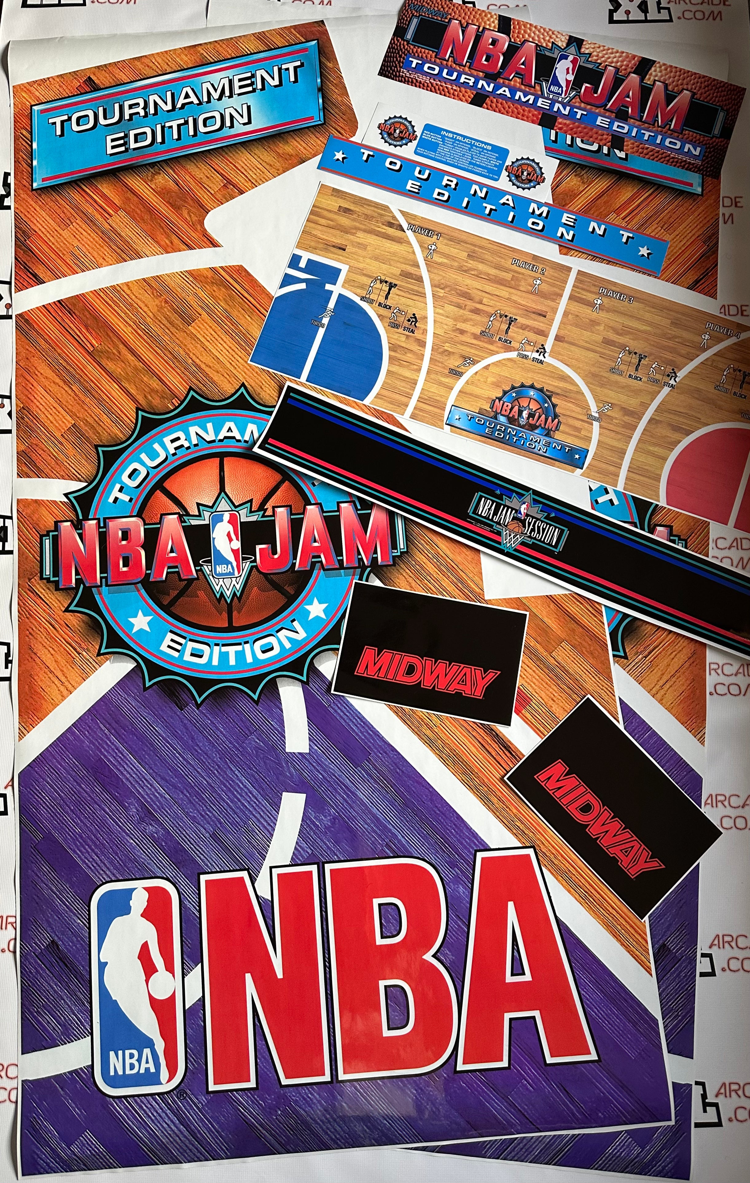 Kit de arte completo de la edición del torneo NBA Jam
