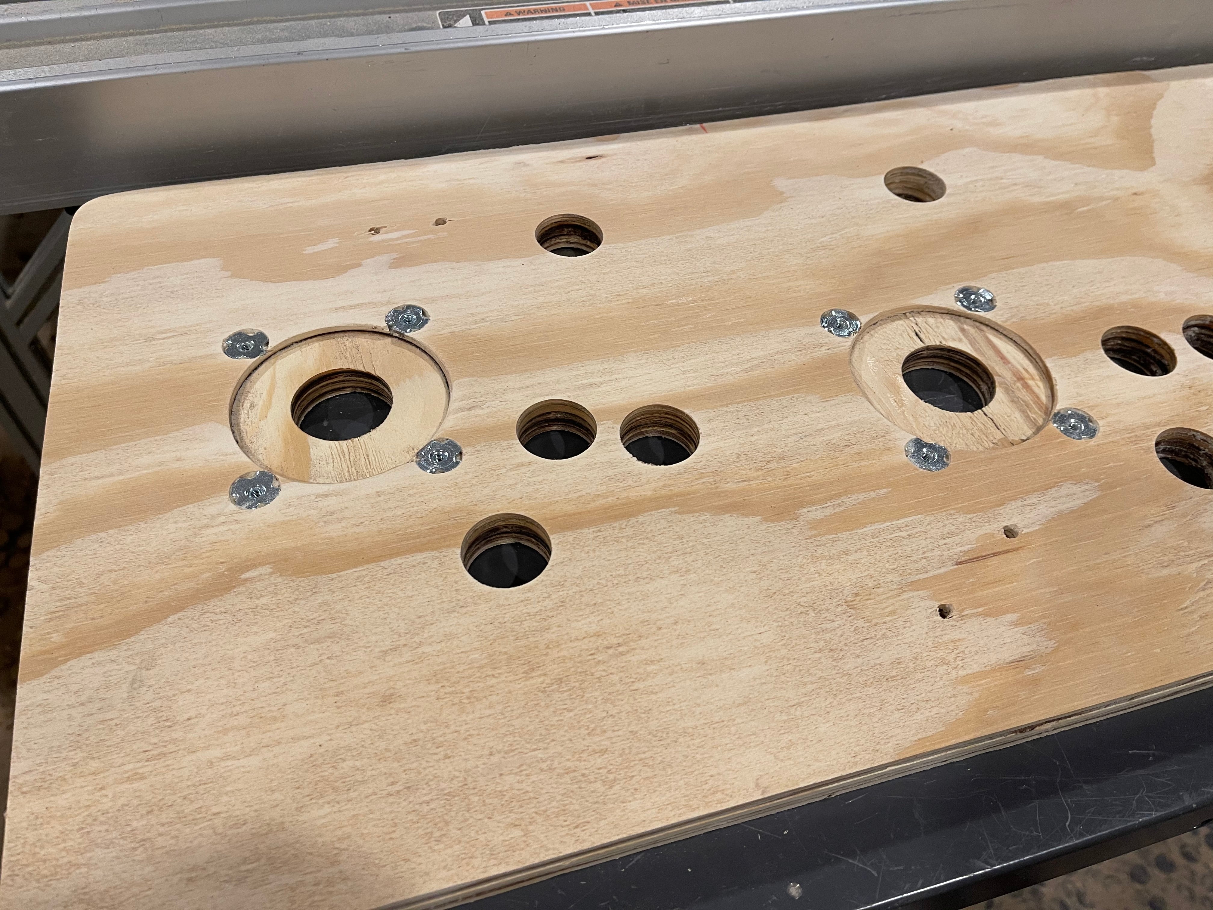 Panel de control de madera SportStation