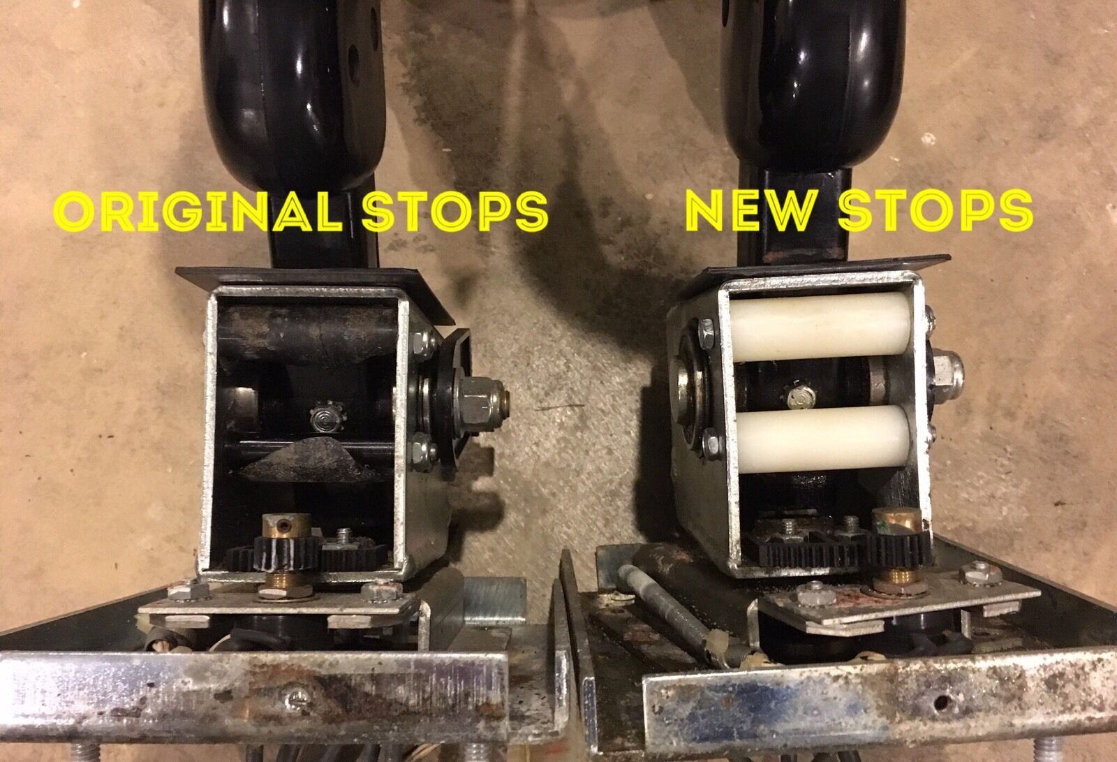 Revolution X Gun Stops Bushings Spacers - 3 Gun Deluxe Cabinet