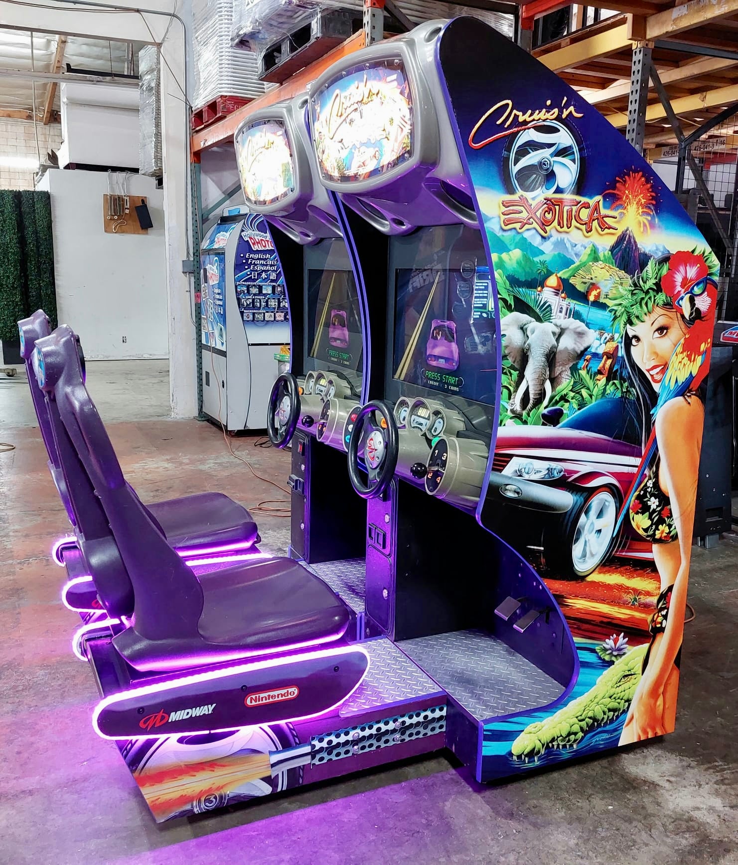 Cruis'n Exotica Side Art
