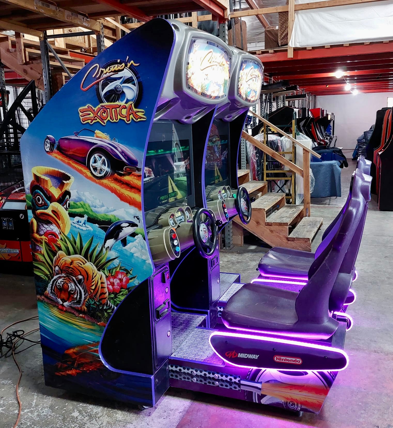Cruis'n Exotica Side Art
