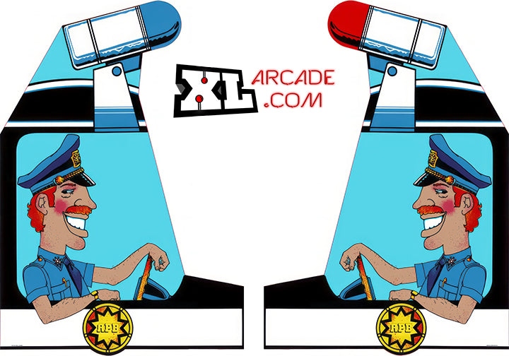 APB Arcade Side Art - Décor Vinyle Premium 3M Pour Borne D'arcade (reproduction)