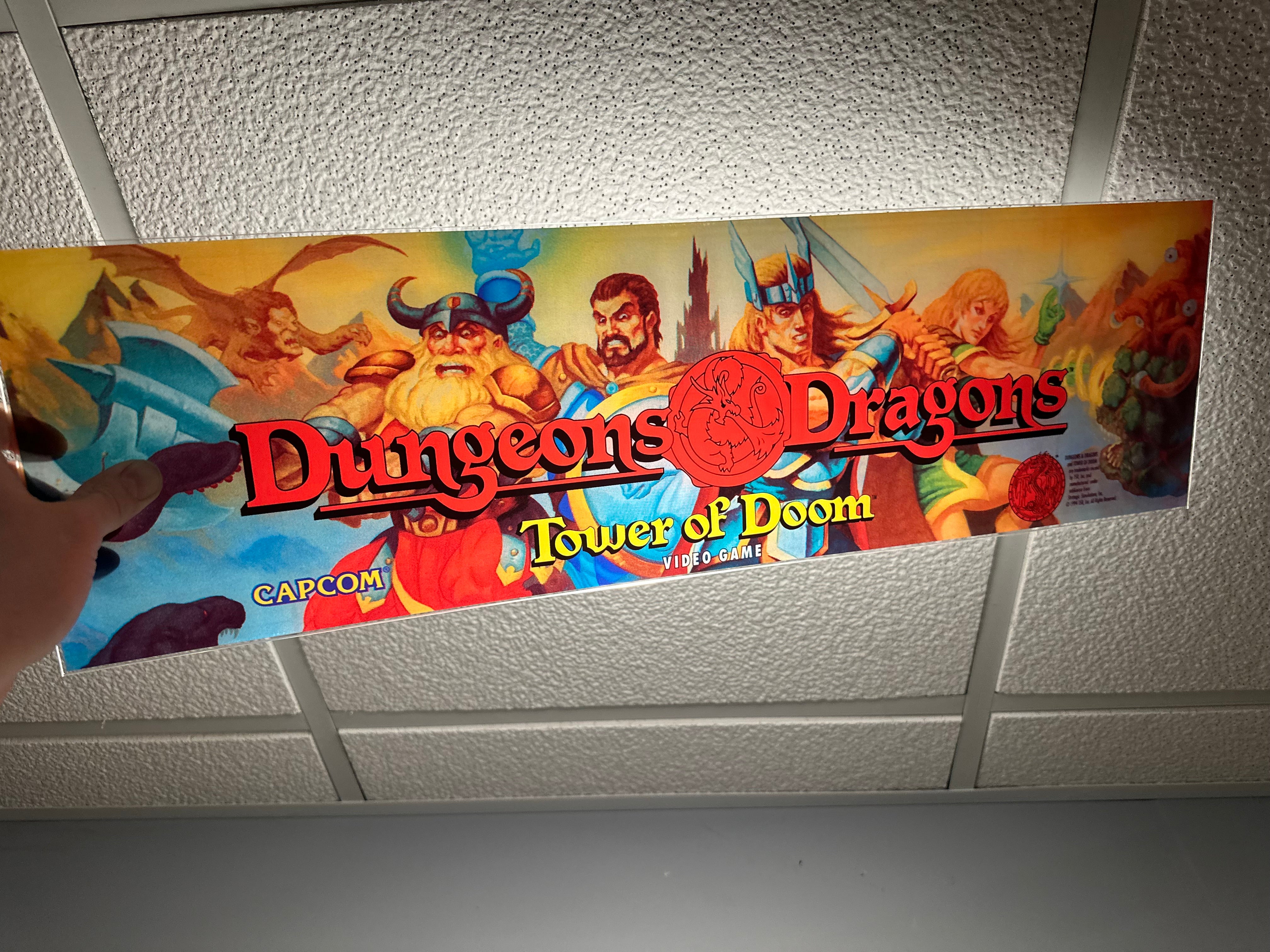 Dungeons & Dragons Tower of Doom Marquee