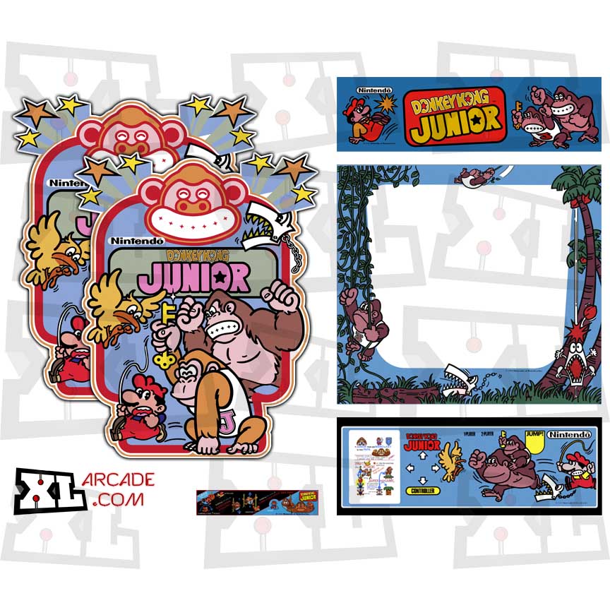 Donkey Kong Junior Complete Art Kit