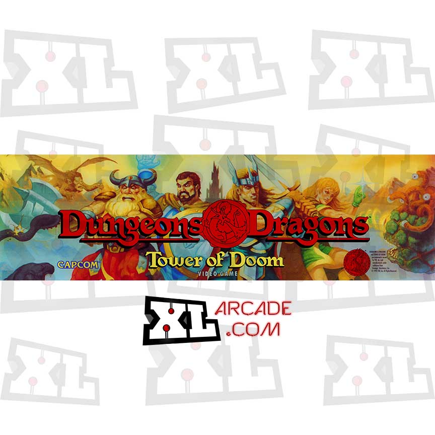 Dungeons & Dragons Tower of Doom Marquee