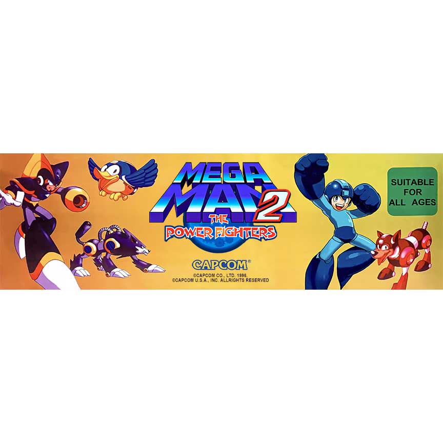 Mega Man 2 The Power Fighters Marquee