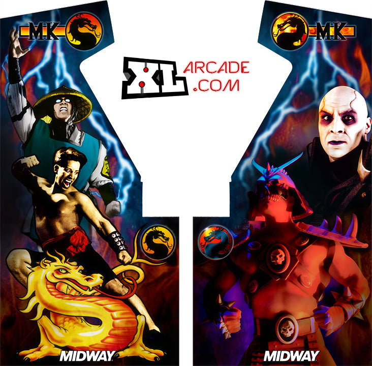 Mortal Kombat 1-4 Combo Side Art