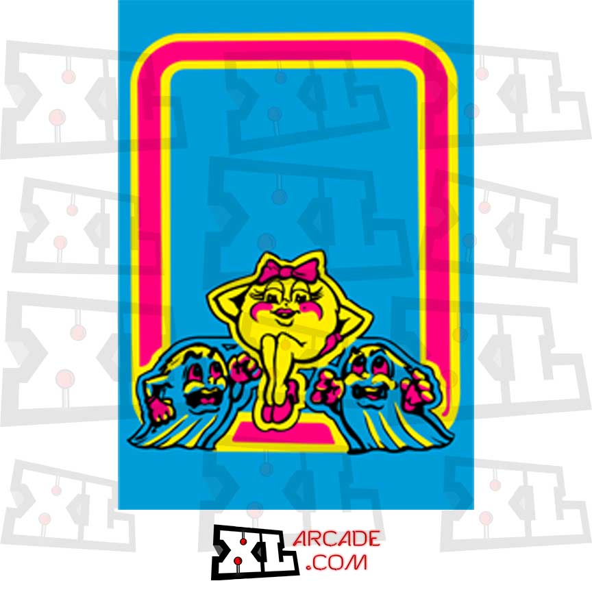 Ms Pac-Man Kickplate Art