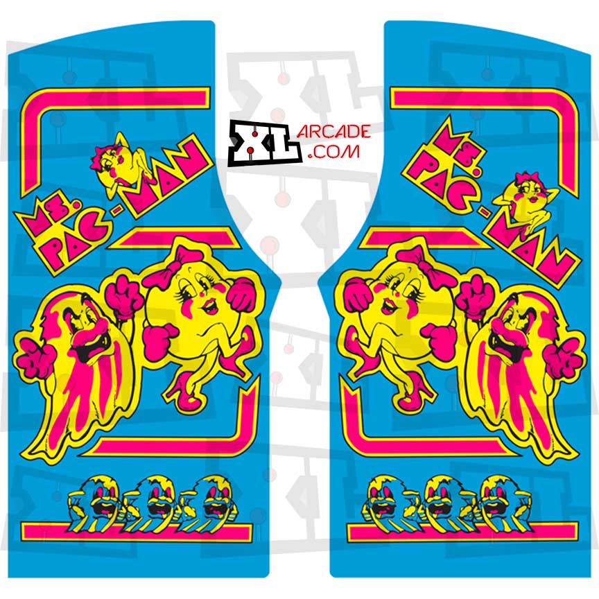 Ms Pac-Man Side Art
