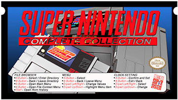 Marquee de la collection complète de la Nintendo Super System