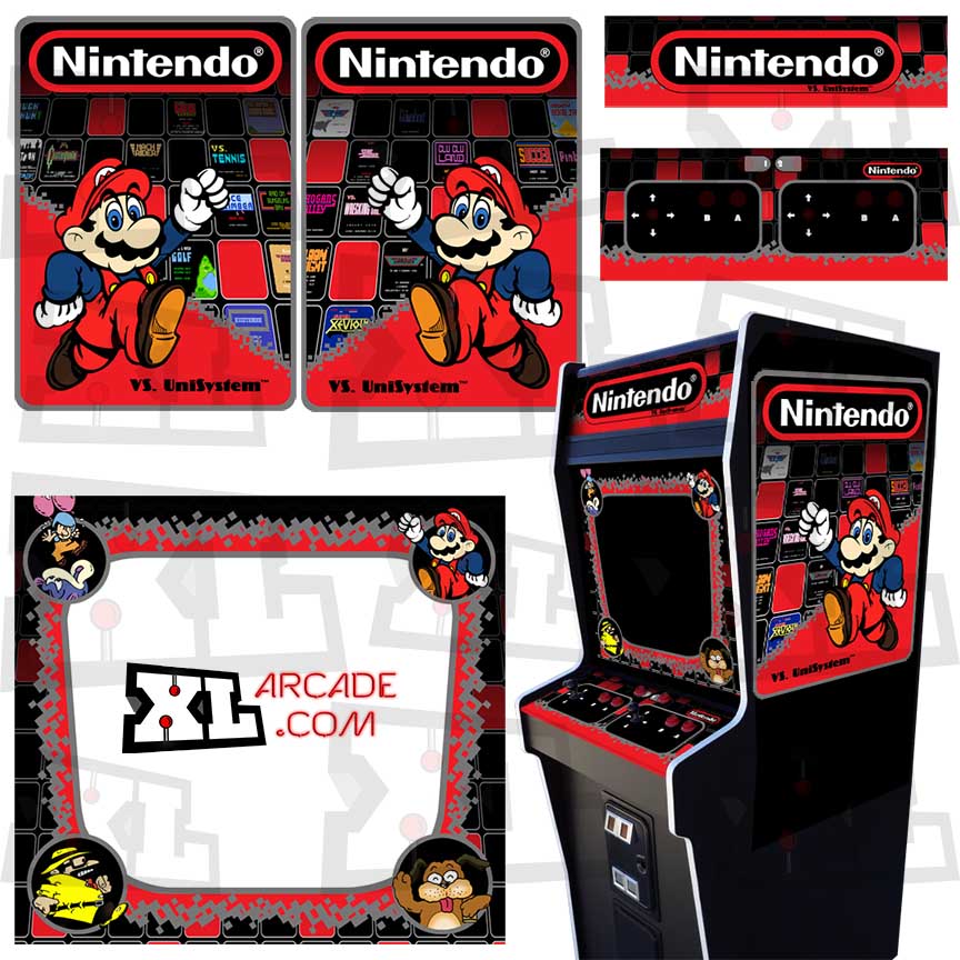 Nintendo VS Custom Complete Art Kit