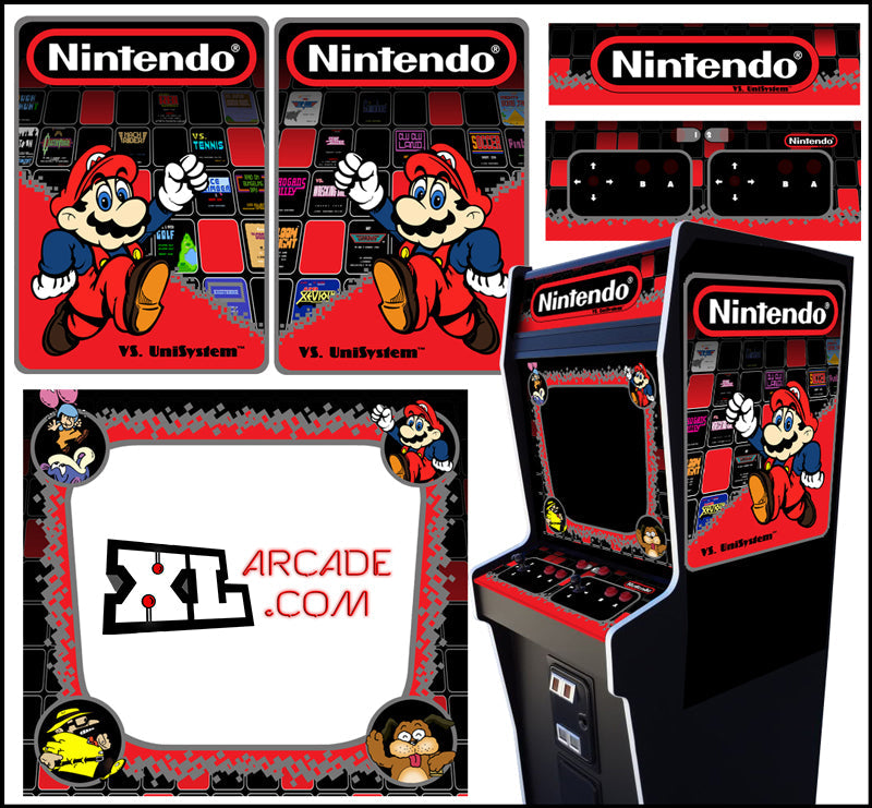 Kit de arte completo personalizado de Nintendo VS