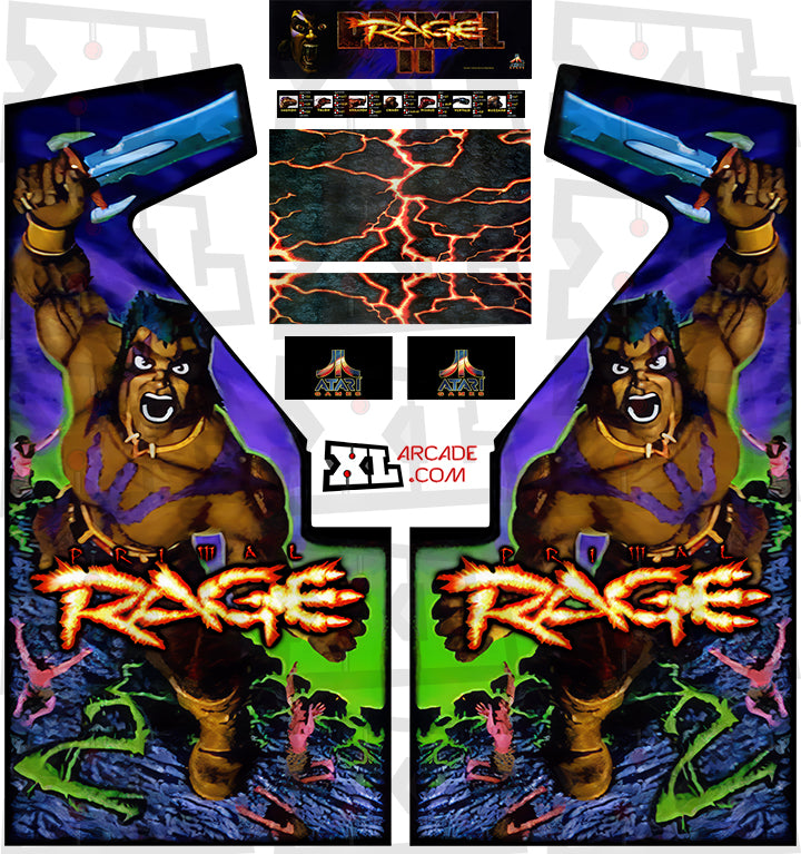 Kit de arte completo de Primal Rage 2
