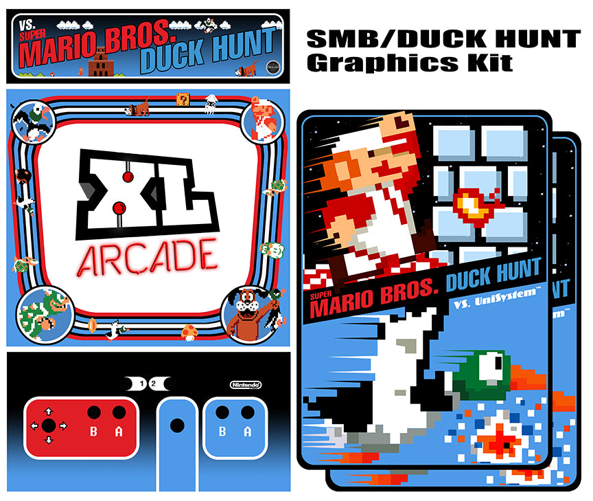 Kit artistique complet Super Mario Bros Duck Hunt