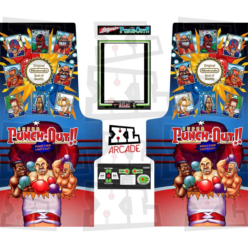 Super Punch Out Alternate Complete Art Kit