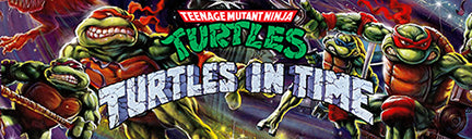 Turtles in Time Alternate Marquee
