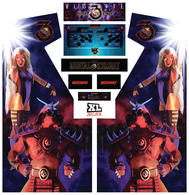 Kit artistique complet Ultimate Mortal Kombat 3